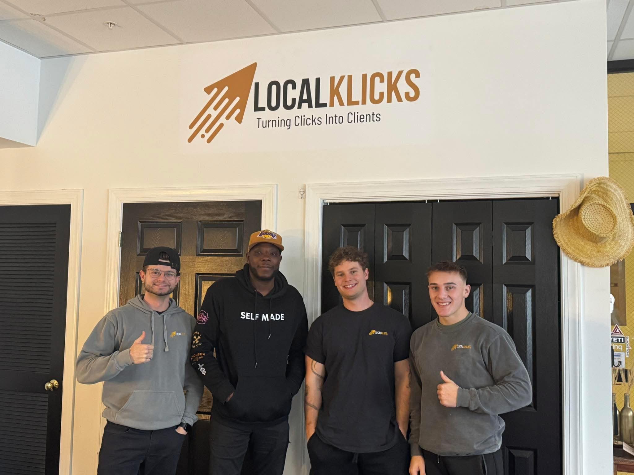 The Local Klicks team at the agency office in downtown Winchester, Virginia